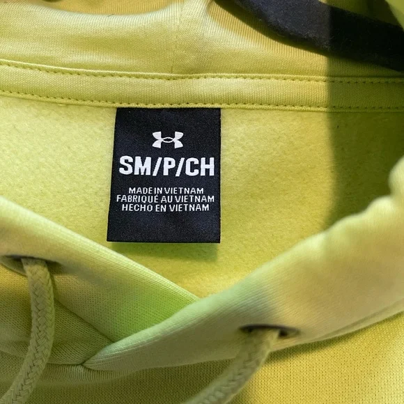 SOLD❗️Under Armour lime hoodie - Picture 5 of 5